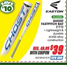 Big 5 Easton Ghost Youth Fastpitch Bat (-11) offer