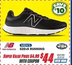 Big 5 New Balance 520V8 Men's Running Shoes offer