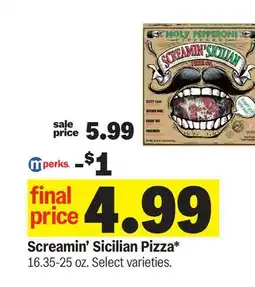 Meijer Screamin' Sicilian Pizza offer