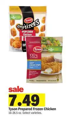 Meijer Tyson Prepared Frozen Chicken offer