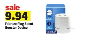 Meijer Febreze Plug Scent Booster Device offer