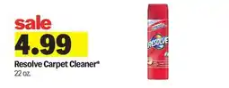 Meijer Resolve Carpet Cleaner offer