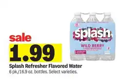 Meijer Splash Refresher Flavored Water offer