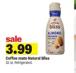 Meijer Coffee mate Natural Bliss offer