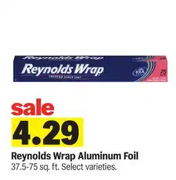 Meijer Reynolds Wrap Aluminum Foil offer