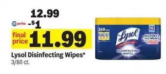 Meijer Lysol Disinfecting Wipes offer