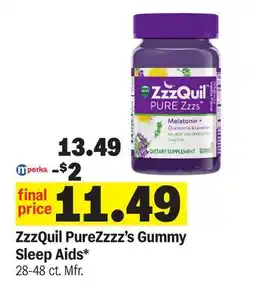 Meijer ZzzQuil PureZzzz's Gummy Sleep Aids offer