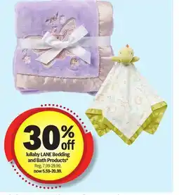 Meijer lullaby LANE Bedding and Bath Products offer