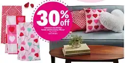 Meijer Valentine's Day Kitchen Towels and Decorative Pillows offer