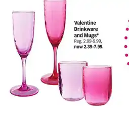 Meijer Valentine Drinkware and Mugs offer