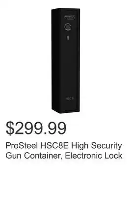 Costco ProSteel HSC8E High Security Gun Container, Electronic Lock offer