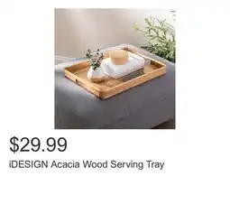 Costco iDESIGN Acacia Wood Serving Tray offer