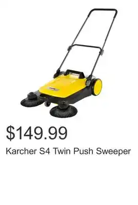 Costco Karcher S4 Twin Push Sweeper offer