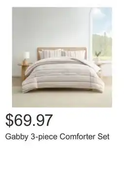 Costco Gabby 3-piece Comforter Set offer