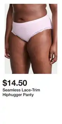 Victoria's Secret Seamless Lace-Trim Hiphugger Panty offer