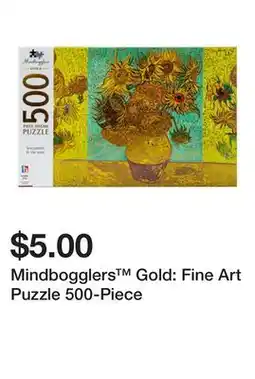 Five Below Mindbogglers Gold: Fine Art Puzzle 500-Piece offer