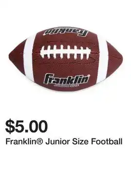 Five Below Franklin Junior Size Football offer