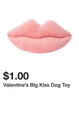 Five Below Valentine's Big Kiss Dog Toy offer