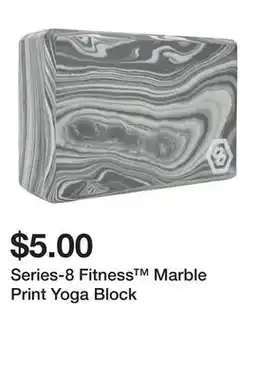 Five Below Series-8 Fitness Marble Print Yoga Block offer