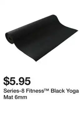 Five Below Series-8 Fitness Black Yoga Mat 6mm offer