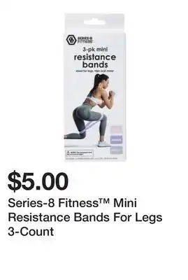 Five Below Series-8 Fitness Mini Resistance Bands For Legs 3-Count offer