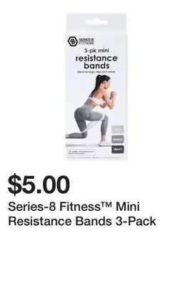 Five Below Series-8 Fitness Mini Resistance Bands 3-Pack offer