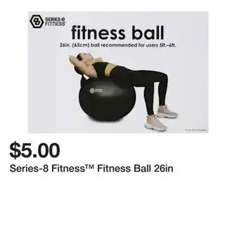 Five Below Series-8 Fitness Fitness Ball 26in offer