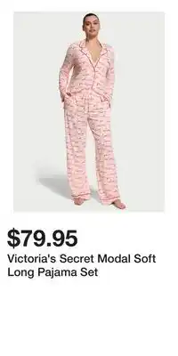 Victoria's Secret Victoria's Secret Modal Soft Long Pajama Set offer