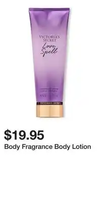 Victoria's Secret Body Fragrance Body Lotion offer