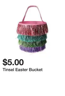 Five Below Tinsel Easter Bucket offer