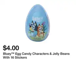 Five Below Bluey Egg Candy Characters & Jelly Beans With 16 Stickers offer