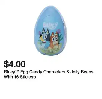 Five Below Bluey Egg Candy Characters & Jelly Beans With 16 Stickers offer