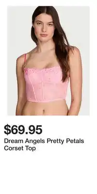 Victoria's Secret Dream Angels Pretty Petals Corset Top offer