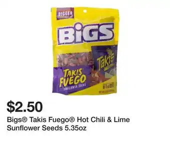 Five Below Bigs Takis Fuego Hot Chili & Lime Sunflower Seeds 5.35oz offer