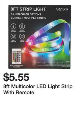 Five Below 8ft Multicolor LED Light Strip With Remote offer