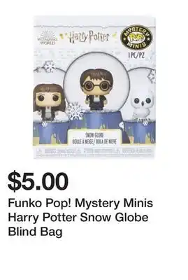 Five Below Funko Pop! Mystery Minis Harry Potter Snow Globe Blind Bag offer