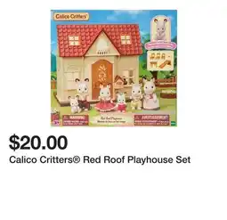 Five Below Calico Critters Red Roof Playhouse Set offer