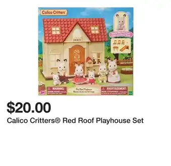 Five Below Calico Critters Red Roof Playhouse Set offer