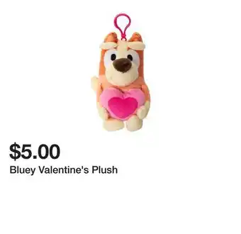 Five Below Bluey Valentine's Plush offer