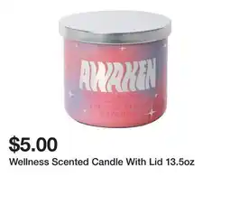 Five Below Wellness Scented Candle With Lid 13.5oz offer