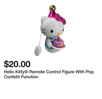 Five Below Hello Kitty Remote Control Figure With Pop Confetti Function offer