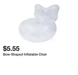 Five Below Bow-Shaped Inflatable Chair offer