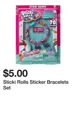 Five Below Sticki Rolls Sticker Bracelets Set offer