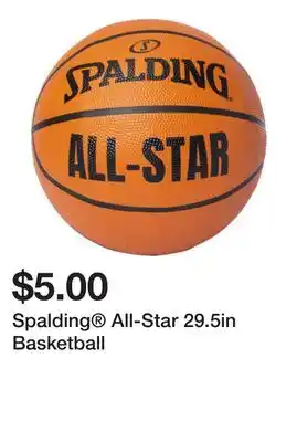 Five Below Spalding All-Star 29.5in Basketball offer