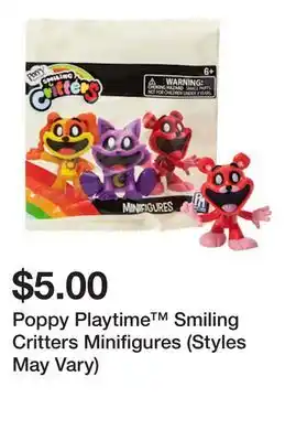 Five Below Poppy Playtime Smiling Critters Minifigures (Styles May Vary) offer