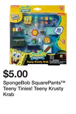 Five Below SpongeBob SquarePants Teeny Tinies! Teeny Krusty Krab offer