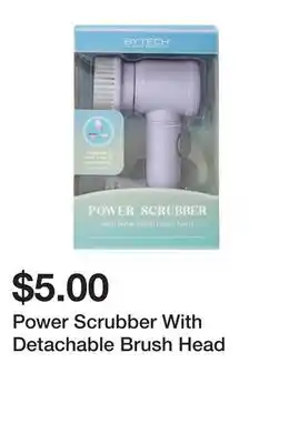 Five Below Power Scrubber With Detachable Brush Head offer