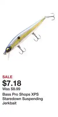 Cabela's Bass Pro Shops XPS Staredown Suspending Jerkbait offer