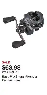 Cabela's Bass Pro Shops Formula Baitcast Reel offer