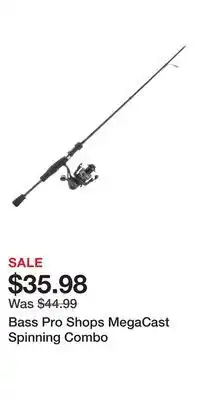 Cabela's Bass Pro Shops MegaCast Spinning Combo offer